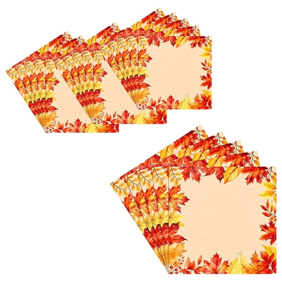 OANLKGI 20PCS Thanksgiving Paper Napkins 6.69 x 6.69 IN Pumpkin Fall Napkins Disposable Party Napkins for Dinner Table Restaurant Cafe Harvest Party Decoration Living Room Mantel Multicolor