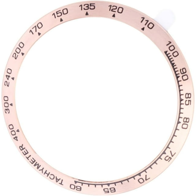 HUGFEGWE Watch Steel Ring Bezel Ring Replacement S3 Frontier Watch Ring Watch Watch Bezel Ring for Watch Watchamacallit Watch Bezel Watch Ring S3 Frontier Steel Bezel Ring Golden UA824-8049
