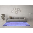 thumbnail image 3 of Ahgly Company Indoor Rectangle Abstract Blue Contemporary Area Rugs, 3' x 5', 3 of 4