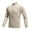 Khaki, variant on CaiJunJia Men's Sun Protection Shirts UPF 50+ 1/4 Zip Up Long Sleeve Rash Guard Fishing Quick Dry Lightweight