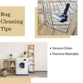 thumbnail image 4 of Washable Machine None-Slip Base Area Rug for Living Room, Dining Room, Game Room, Indoor Pet and Child Friendly Casual Design Abstract Gray, 4 of 5