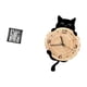 thumbnail image 5 of Reloj despertador digital,Reloj despertador digital de pared con pantalla de 8,6 pulgadas,Reloj de pared,Reloj de pared decorativo para baño o dormitorio,Reloj de pared para gatos, 5 of 8
