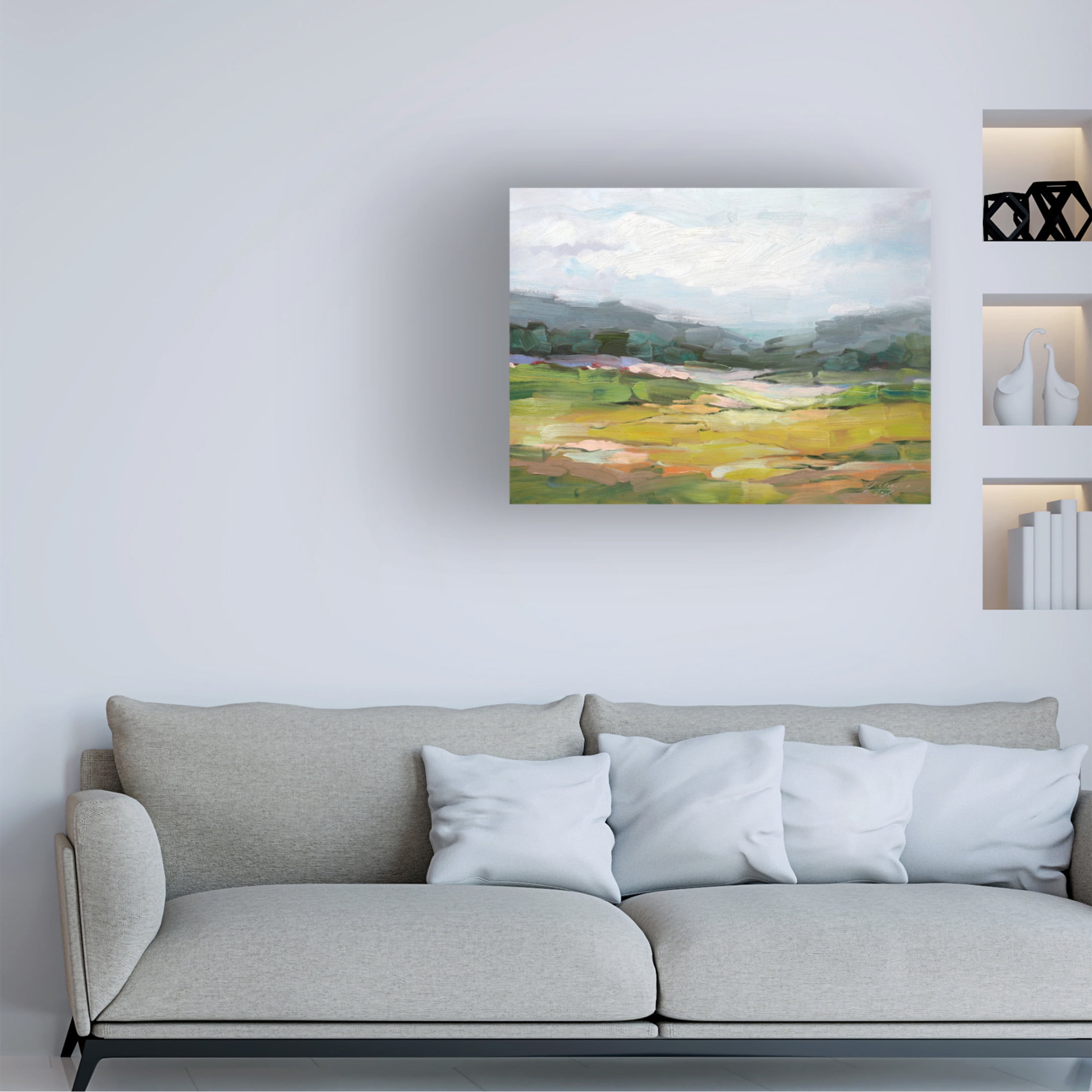 Canvas Wall Art - Rebecca Fox 'Quiet Place' Wall Art for Living Room, Bedroom, or Office Décor by Trademark Fine Art - 19 x 14 Inches