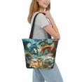 thumbnail image 2 of Easygdp Red Blue Dragon Battle Epic Bolso de Hombro para Mujer, Bolso Bandolera y Cartera de Mano Elegante para Uso Diario, 2 of 6