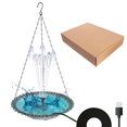 thumbnail image 1 of Maytalsory ABS Bird Bathtub USB Powered And It can withstand Durable For All-weather Outdoor USB Powered Bird Bathtub, 1 of 6