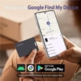 thumbnail image 3 of Rechargeable Wallet Tracker Card For Android, Ultra Thin Item Locator Compatible With Google Find My Device, Built-in Battery Anti-Lost Wallet Finder For Keys, Purse, Luggage Tracking, 3 of 8
