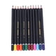 thumbnail image 4 of Lápices de colores duraderos, ricos y vibrantes, para pintar en seco y húmedo, prácticos lápices de colores a granel para pintar grafitis, 12 colores, 4 of 14