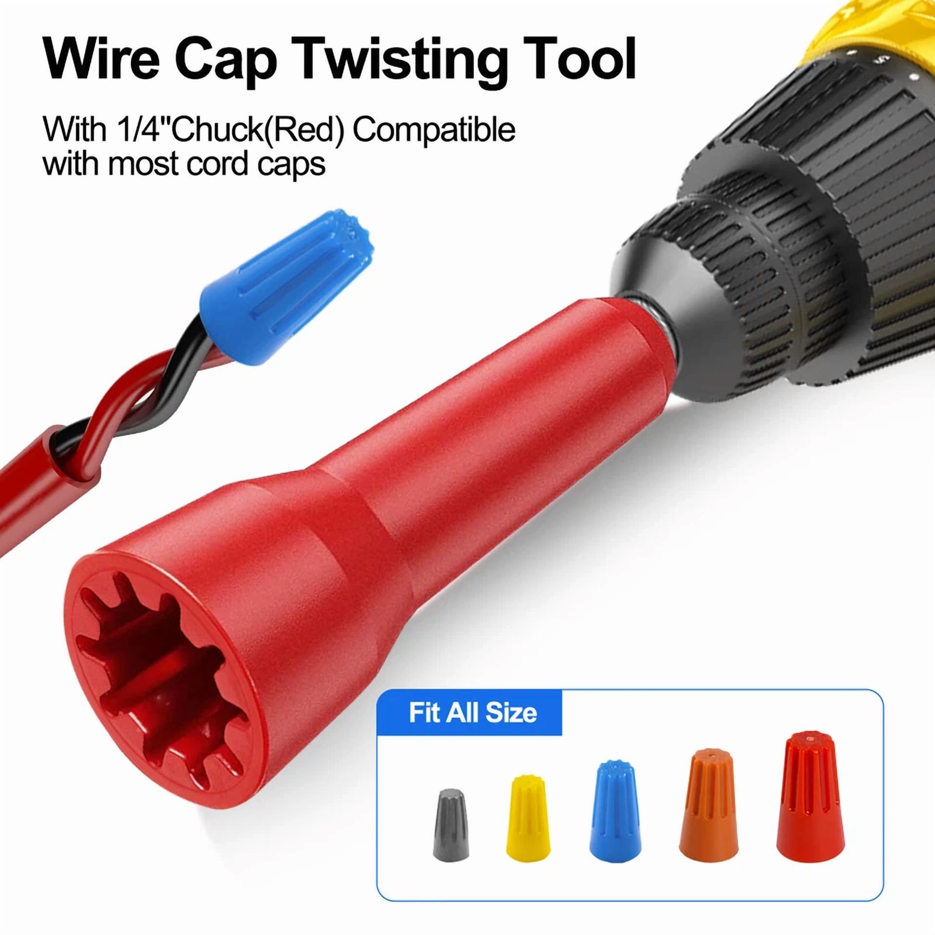 CIRCLE- 3X Wire Stripping Twisting Tool Electrical Drill Wire Stripper Cable Nut Twister