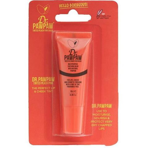 Dr. PAWPAW Multi-Purpose Balm | No Fragrance Balm, For Lips, Hair, Cuticles, Nails, and Beauty Finishing 10 ml (Peach Pink) - Walmart.com