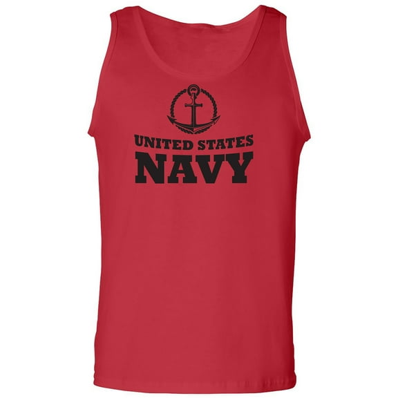 United States Navy Crest Adult Tank Top