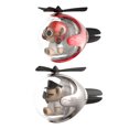 thumbnail image 1 of Ambientador para Coche Bear Flight Ball Aire Adorno Aromaterapia (Rojo + Plata), 1 of 9