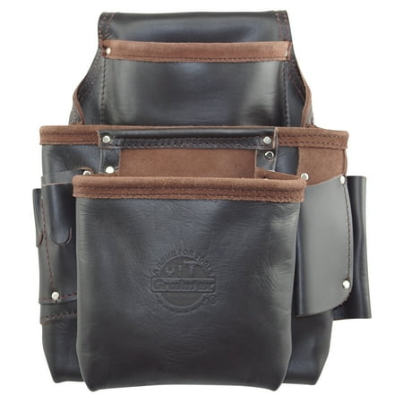 UPC: 0819972020851 | Graintex 9 Pocket Nail & Tool Pouch Top Grain Oil Tanned Leather for Framers  Constructors  Electricians  Plumbers  Handyman