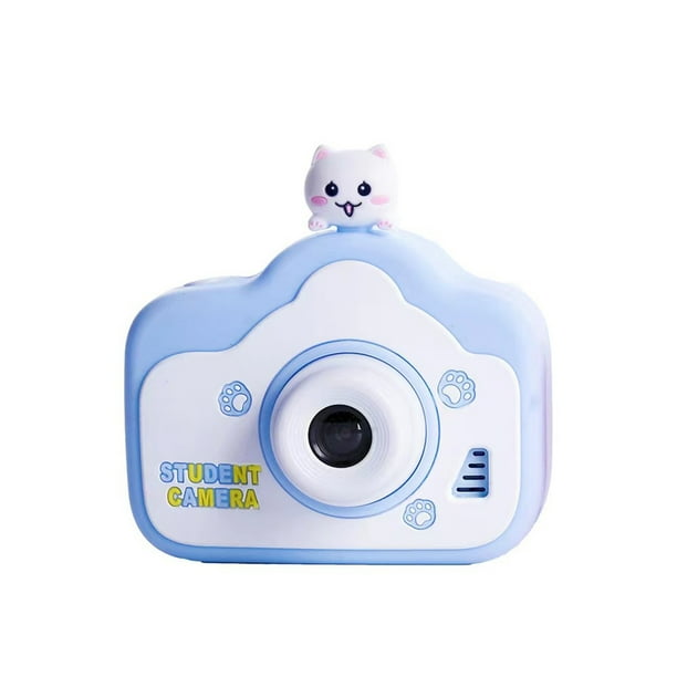 Seitruly Cámara para niños, Mini juguetes educativos, cámaras digitales, 1080P, grabadora de vídeo portátil ligera, videocámara de fotos para bebés Accesorios de cámara y óptica Azul