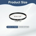 thumbnail image 2 of Uxcell 82mm Circular Polarizer Filter, Camera Lens Filter Slim Optical Glass with Len Cap, Black, 2 of 7