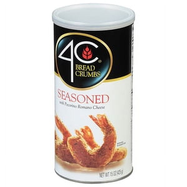 (6 pack) 4C Seasoned Bread Crumbs, 15 oz Canister