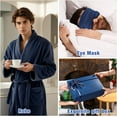 thumbnail image 7 of 15 Pcs Birthday Gifts for Men Beard Care Set for Him Father's Day Gifts Basket Ideas Kit for Men Tumbler Bath Robe for Dad Husband Boyfriend Box(Navy), 7 of 7