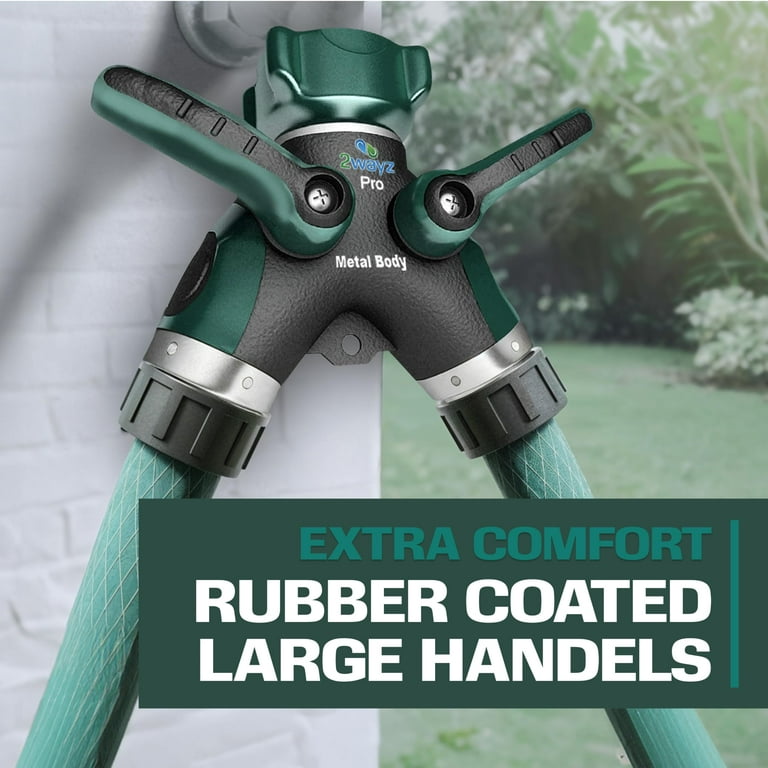 4-Way Heavy-Duty Metal Garden Hose Tap Adapter Faucet Splitter 4-Way Heavy-Duty Metal Garden Hose Tap Adapter Faucet Splitter