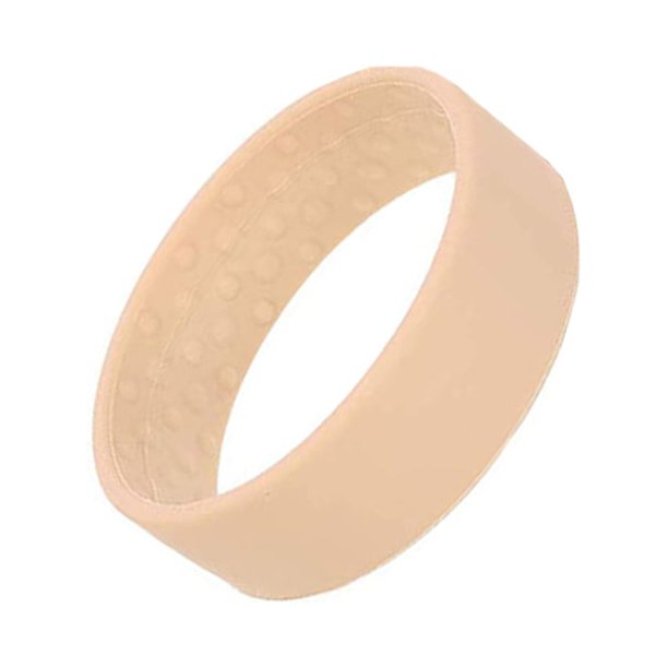 Qarigey Cinta para el pelo de silicona para mujer, tocado elástico Simple, soporte para coleta para mujer, Scrunchie plegable multifunción Accesorio para el cabello Beige Qarigey AP018915-01
