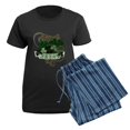 thumbnail image 5 of CafePress - Irish Clovers Base Women's Dark Pajamas - Women's Short Sleeve Print T-Shirt and Pants Dark Cotton Pajama Set, 5 of 7