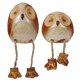 thumbnail image 2 of Creative Ornament 2Pcs Owl Figurine Cute Home Decoration 3.34X2.95X2.55 Inch Decorative Handicrafts, 2 of 3