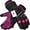 Pink, variant on Waterproof & Windproof -30°F Winter Gloves for Men/Women, 3M Thinsulate Thermal Gloves Touch Screen Warm Gloves for Skiing,Cycling,Motorcycle,Running