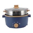 thumbnail image 4 of Olla eléctrica multifuncional, olla eléctrica de 2,5 L, olla caliente eléctrica para alimentos, olla eléctrica portátil muy versátil, 4 of 13