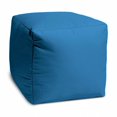 thumbnail image 6 of 17  Cool Bright Teal Blue Solid Color Indoor Outdoor Pouf Ottoman, 6 of 6