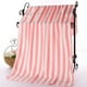 thumbnail image 3 of 1 UNID CORAL FLEECE Toalla de baño Espesado Playa Toalla Ancha Stripte Soft Ducha Toalla, 3 of 5
