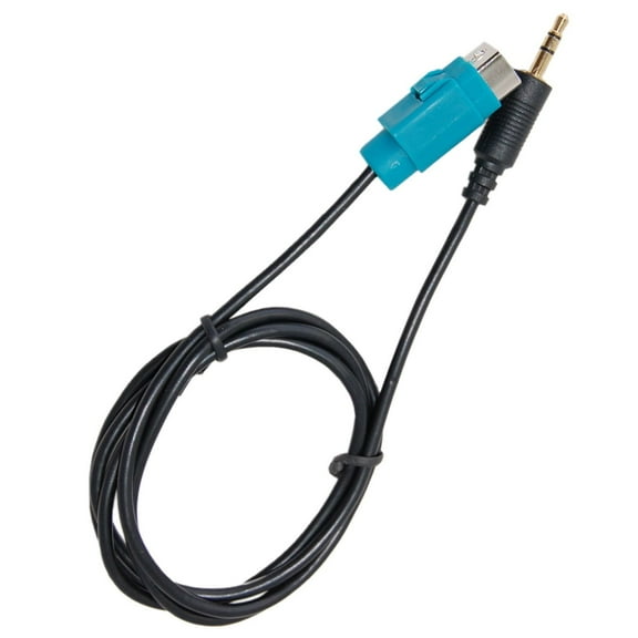 HQRP Mini Jack Full Speed Cable for Alpine CDE-9873RB / CDE-9871 / CDE-9871R / CDE-9871RR / CDE-9870