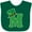 Green, variant on Inktastic Irish St Patricks Day Letter M Monogram Boys or Girls Baby Bib