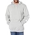 thumbnail image 3 of Carhartt Men's Signature Sleeve Logo Midweight Sweatshirt Hooded,Heather Grey,Large, 3 of 4