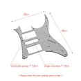 thumbnail image 2 of HSH Protection Électrique pour Guitare en PVC pour Ibanez g250 Remplacement Blanc Perle 3 Plis, 2 of 7