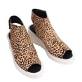 thumbnail image 5 of Cecelia New York Gianna Leopard Wedge Peep Toe Adjustable Ankle Strap Sandals (LEOPARD, 10), 5 of 5