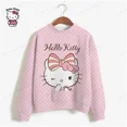 thumbnail image 2 of Sudadera con capucha de gran tamaño de otoño Sudadera con capucha de gran tamaño kawaii para mujer Sudaderas de moda HELLO KITTY Ropa Y2k Sudadera kawaii para mujer, 2 of 5