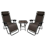 World Famous Sports 2 Zero Gravity Chairs & Table Package