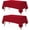 Red, variant on Rectangle Table Cloth 2 Pack(60x102 Inches, Red), Tablecloth Machine Washable, Polyester Table Cover for Dining, Buffet Parties, Picnics, Events, Weddings and Restaurants