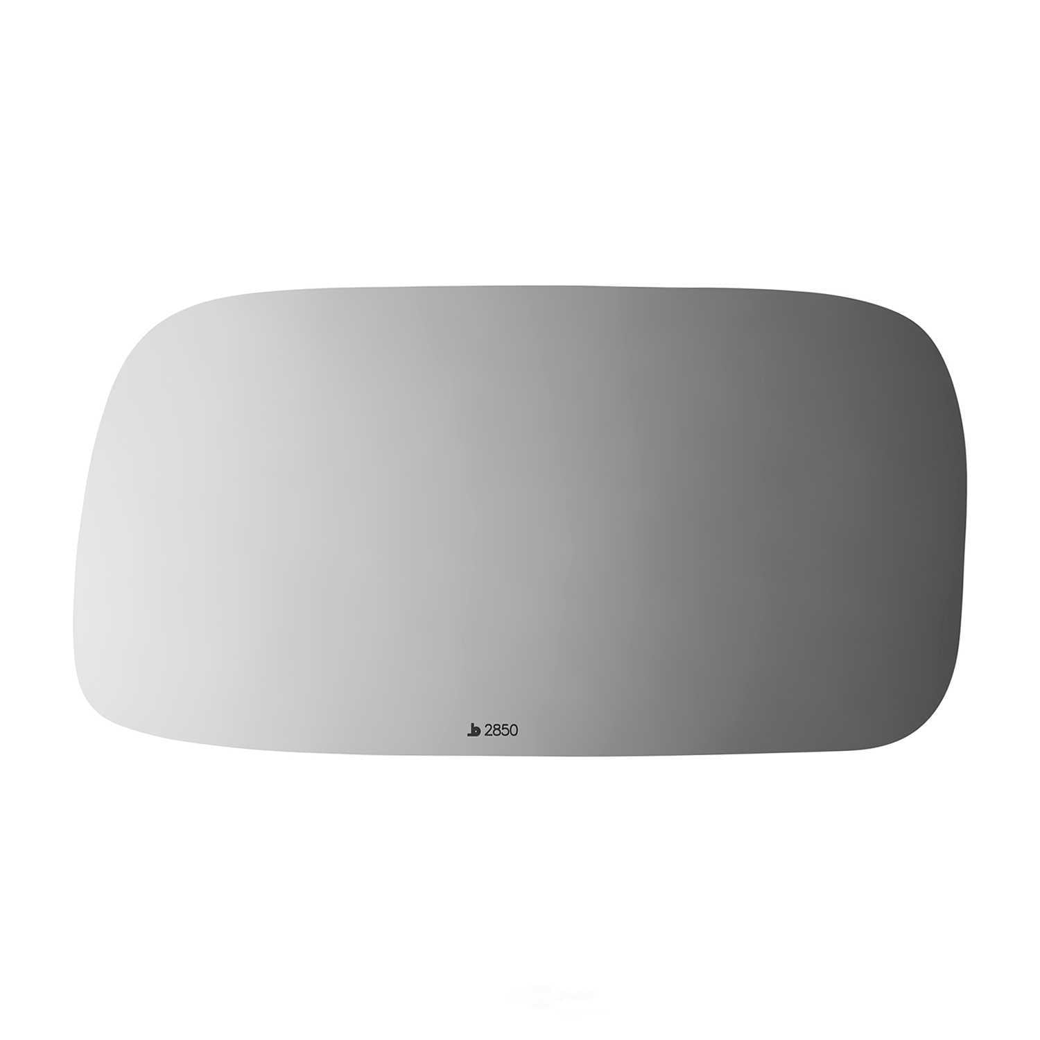 Burco Side View Mirror Replacement Glass - Clear Glass - 2850