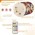 thumbnail image 5 of Yayeee Flameless Candles with Remote Flickering Battery Operated Multi Color Changing, Red Floral, 5 of 7