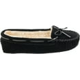 thumbnail image 2 of Minnetonka Womens Cally Slipper, Black, Size 10 Wide, 2 of 5