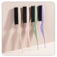 thumbnail image 3 of Teasing Hair Brush for Hair Sectioning Used for Edge Controls,Backcombing,Smoothing,Styling Fine Hair to Create Volumes, 3 of 12
