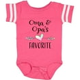 thumbnail image 3 of Inktastic Oma and Opa's Favorite Heart Grandchild Boys or Girls Baby Bodysuit, 3 of 5