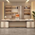 thumbnail image 2 of Drawers Desktop Office Desk Writing Meeting Executive Bedroom Office Desk Conference Scrivanie Per Ufficio Luxury Furniture My Lux Decor Round, 2 of 12