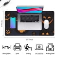 thumbnail image 5 of Long Mouse Pads for Desk,Halloween Glowing Pumpkins Pattern Desk Mats on Top Of Desks, Desk Mouse Pad Extra Large with 3mm Non-Slip Base and Stitched Edge for Gaming,Office,Work,Home 31.5x15.7in, 5 of 5