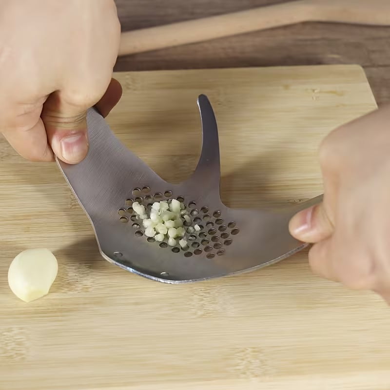 3D Stainless Steel Manta Fish Garlic Press | Fun Kitchen Ornaments | Stress Relief Helper