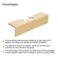 thumbnail image 4 of Adjustable Cardboard Corner Protector Package Frame Protectors 80x40mm Thick 4mm 50 Pack, 4 of 5