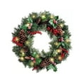Christmas Wreath,PreLit Artificial Christmas Clearance Christmas