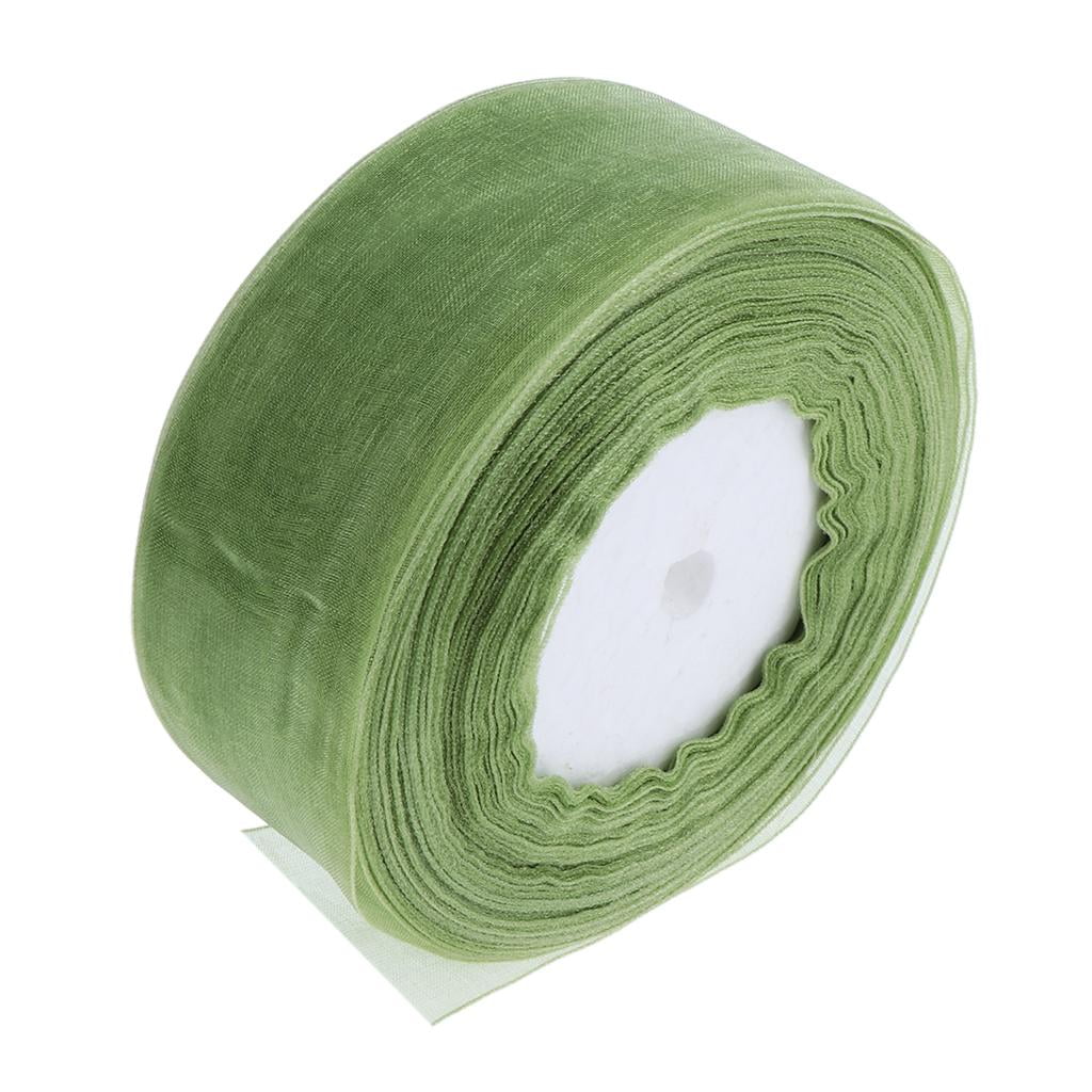 GUOOL 4x Ribbon for Crafts 50 Yard 1.5 Inch Shimmer Ribbon for Gift Package Wrapping Hair Bow Clips Crafts