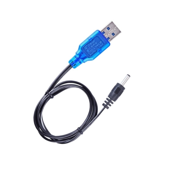 Lightweight USB Charge Wire with 3.7V 3.5mm Plugs USB to DC3.7V Power Cord for Portable Electronic Gadgets and Toy
