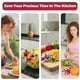 thumbnail image 5 of Picadora de Verduras y Frutas, Vaso Rebanador de Frutas, Picadora de Alimentos con Recipiente, Rebanadora Manual Rápida de Verduras, Utensilio de Cocina., 5 of 7