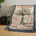 thumbnail image 5 of Grandpa Blankets from Grandkids, Best Grandpa Throw Blanket, Grandpa Gifts from Granddaughter Grandson, Birthday Gift for Grandfather Again, Thank You Grandpa Gifts, Fathers Day Present, 5 of 5